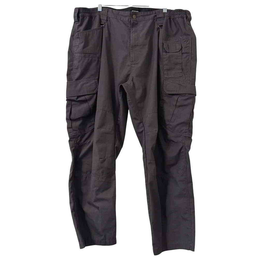 CQR Mens Tactical Cargo Pants 46x30 Gray Ripstop‎ Outdoor Utility Workwear